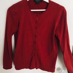 Red Cardigan